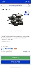 [App] Conjunto de panelas rochedo R$340