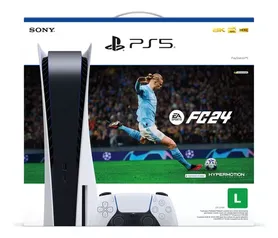 (cc Santander) Console Sony Playstation 5 Ps5 Midia Física Ea Sports Fc 24