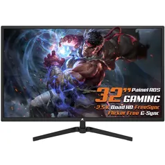 Monitor Gamer SuperFrame Precision Ultra, 31.5 Pol, QHD, 1ms, IPS ADS