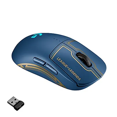 Mouse Gamer Sem Fio Logitech G PRO Wireless com Tecnologia LIGHTSPEED, RGB LIGHTSYNC, Design Ambides