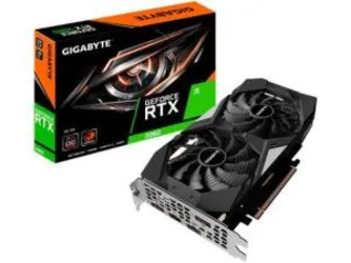 Placa de Vídeo Gigabyte GeForce RTX2060 6GB | R$2.469