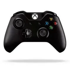 Controle Microsoft Black Piano + Cabo para Windows - Xbox One | R$275