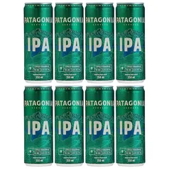 [VIP]Cerveja Patagonia IPA Lata Sleek 350ml - 8 Unidades