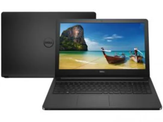 Notebook Dell Inspiron i15-5566-D10P Intel Core i3 - 4GB 1TB LED 15,6” Linux - R$1615