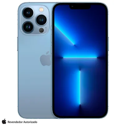 (PRIME) iPhone 13 Pro Apple (128GB) Azul-Sierra, Tela de 6,1", 5G e Câmera Tripla de 12MP