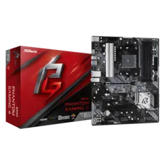 Placa Mãe ASRock B550 Phantom Gaming 4, Chipset B550, AMD AM4, ATX, DDR4, 90-MXBCY0-A0UAYZ