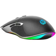 Mouse Gamer HP M280, 2400 DPI, LED RGB | R$ 65