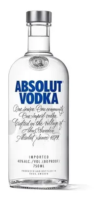 Absolut Vodka Original Sueca 750ml