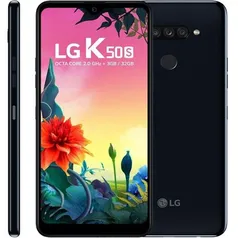 Smartphone LG K50S - Preto - 32GB - ram 3GB - Octa Core - 4G - 13MP - Tela 6.5 - Android 9