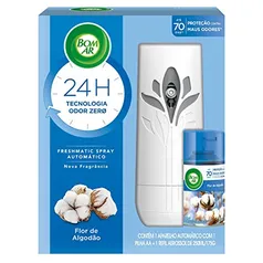 Aromatizador Bom Ar Spray Automático Freshmatic Flor de Algodão Aparelho + Refil 250ml