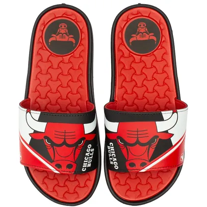 Chinelo Slide NBA Grendene Rider Pump II - Adulto - Tamanho 40 e 41