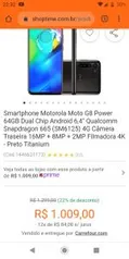 Moto g8 power | R$ 988