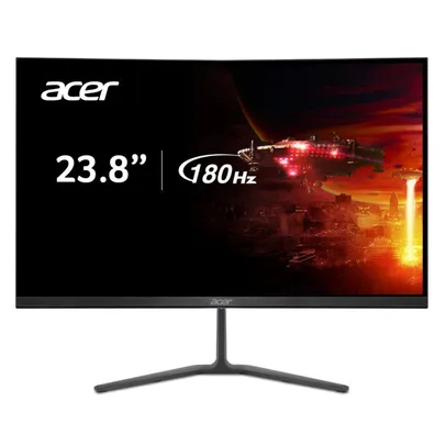 Monitor Gamer Acer Nitro, Tela 23.8”, LED Ips Fhd 180Hz, 1ms, Vrb SRGB 99% Hdr 10, Freesync 1xHDMI - Kg240y M5