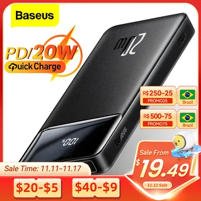 Power Bank Baseus 20W 10.000 mAh