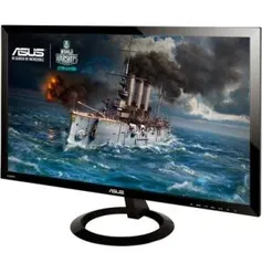 Monitor Gamer Asus LED 24´ Widescreen, Full HD, HDMI/VGA/DVI, Som Integrado, 1ms - VX248H - R$730