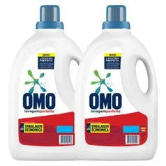 Kit Sabão Líquido Omo Lavagem Perfeita 2x5l Leve Mais Pague Menos - R$54