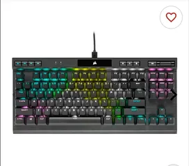 Teclado Mecanico Gamer Corsair K70 RGB TKL, Switch Speed, Preto, CH-9119014-NA