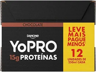 YoPRO Chocolate 15g 250ml - 12 unidades