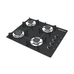 Cooktop 4 Bocas Chamalux GLP Preto 44 Bivolt por R$ 200