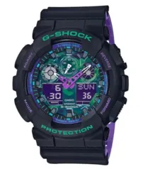 Relógio Masculino Casio G-Shock Anadigi GA-100BL-1ADR