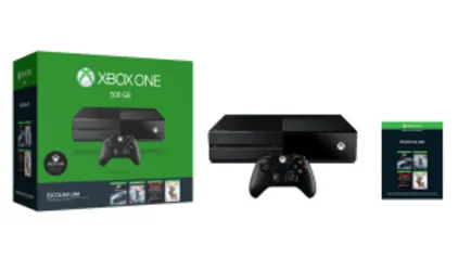 XBOX ONE + ESCOLHA SEU JOGO