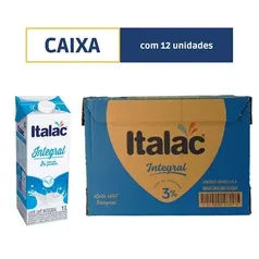 Caixa Leite Longa Vida Integral ITALAC 12 un