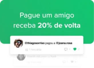 [Usuários Selecionados]  20% de volta pagando com o Picpay