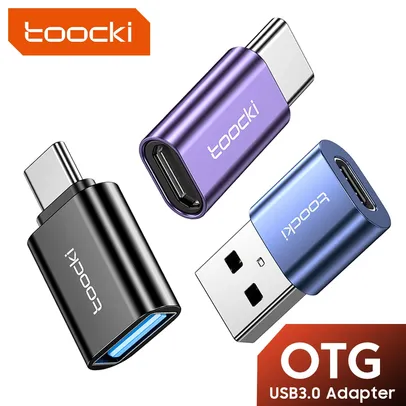 Toocki OTG USB 3.0 para Tipo C Adaptador, Micro para Tipo C Macho para USB 