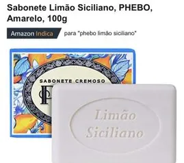 [PRIME] Sabonete Phebo Limão Siciliano ou Alfazema Provençal | R$3,31