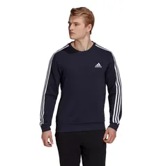 Moletom Adidas Essentials 3 Listras Masculino