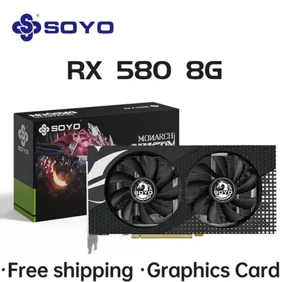 [ Contas Novas/Moedas] - Placa de Video RX 580 SOYO 8G 2048SP