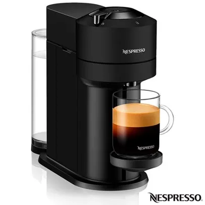 Cafeteira Nespresso Vertuo Next Preto Fosco para Café Espresso - GCV1-BR-MB-NE