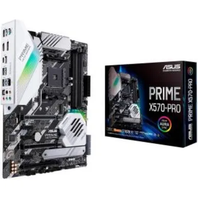 Placa-Mãe Asus Prime X570-Pro, AMD AM4, ATX, DDR4 | R$1.470