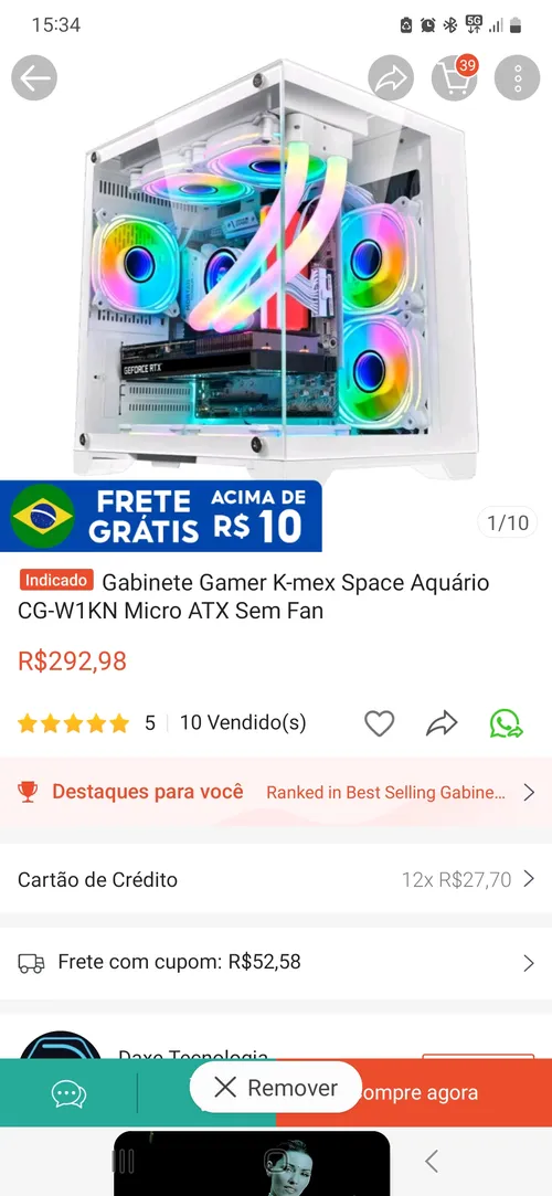 Imagen na descrição da promoção