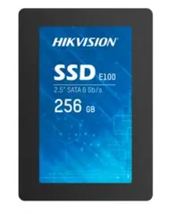 SSD Hikvision E-100 256GB , SATA III Leitura 560MBs e Gravação 510MBs | R$229