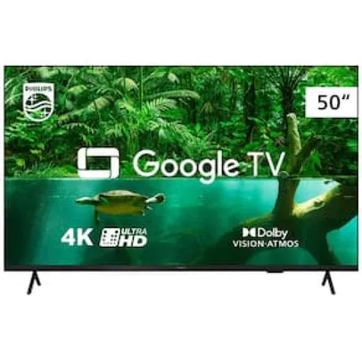 Saindo por R$ 1832,19: Smart TV 50" UHD 4K Philips 50PUG7408/78, Google TV | Pelando