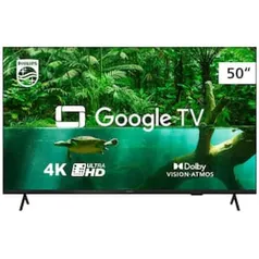 Smart TV 50" UHD 4K Philips 50PUG7408/78, Google TV