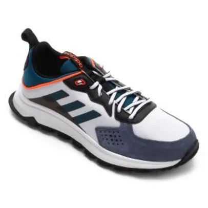 Tênis Adidas Response Trail Masculino - Branco e Azul Turquesa | R$180