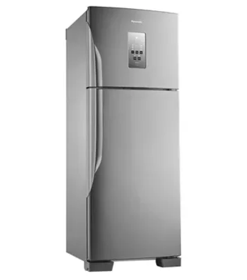 Geladeira/Refrigerador Panasonic 483L NR-BT55PV2, Frost Free, Econavi, Aço Escovado | R$2987