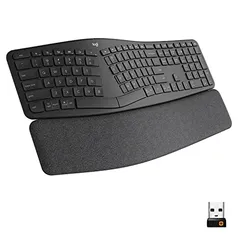 [PRIME+ CC Master] Teclado sem fio Logitech ERGO K860 com Layout US - Teclado Dividido