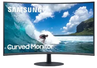 Monitor Curvo Samsung 32" FHD, Speaker, HDMI, DP, VGA, 75hz, Freesync, CT550