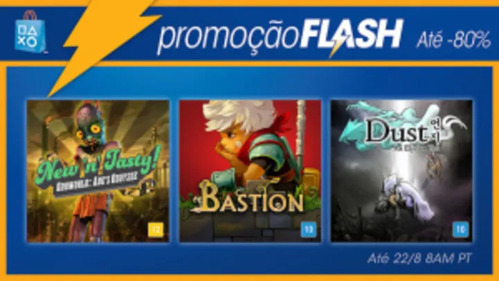 [PSN] Flash Sale na Playstation Store até 22/08!!