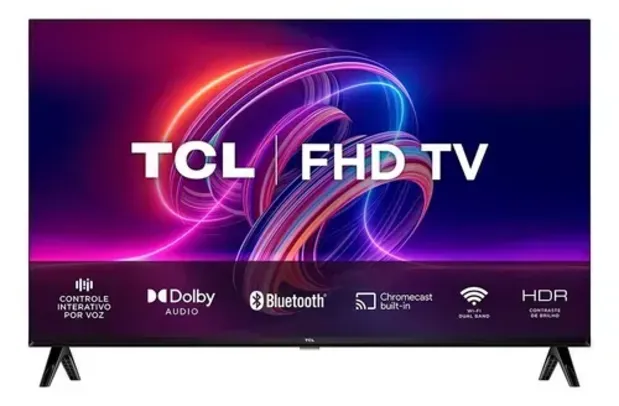 Smart Tv Led 32'' S5400af Full HD Android Tv Tcl 127/220V