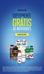 Experimente Grátis produtos da Danone! - Até R$20 de volta