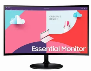 Monitor Curvo Samsung 24" FHD, HDMI, VGA, Freesync, Série S36C