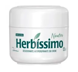 Desodorante Herbíssimo Creme Unissex Neutro 55g