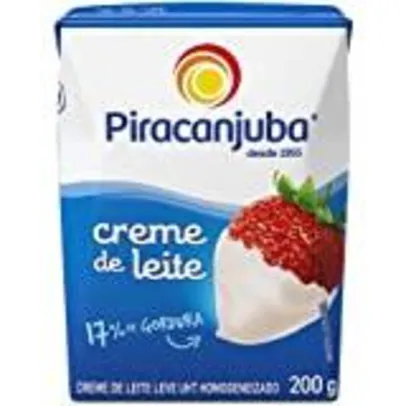 [Prime] Creme de Leite Zero Piracanjuba, 200g R$ 2