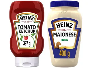 Ketchup Tradicional Heinz  - 397g + Maionese Tradicional Heinz 400g 