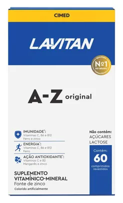 Lavitan Az Com 60 Comprimidos