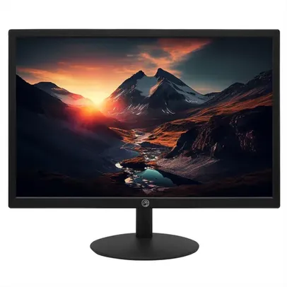 Monitor LED 19 Brazil PC BPC-19WE02-B - 1440x900 - 60Hz - 5ms - Furação Vesa - HDMI e VGA - Preto